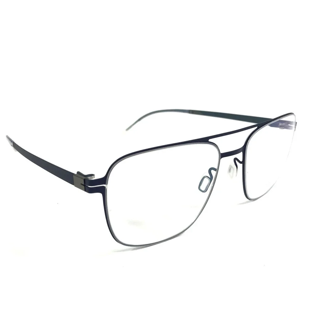 lool Eyewear Eyeglasses Frames KOSMO DBPT Dark Blue Petrol Square 54-18-142